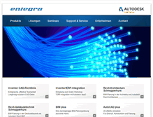 Tablet Screenshot of entegra.de